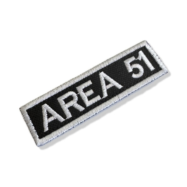 Área 51 Patch Bordado Para Colete Moto Jaqueta Camisa Roupa