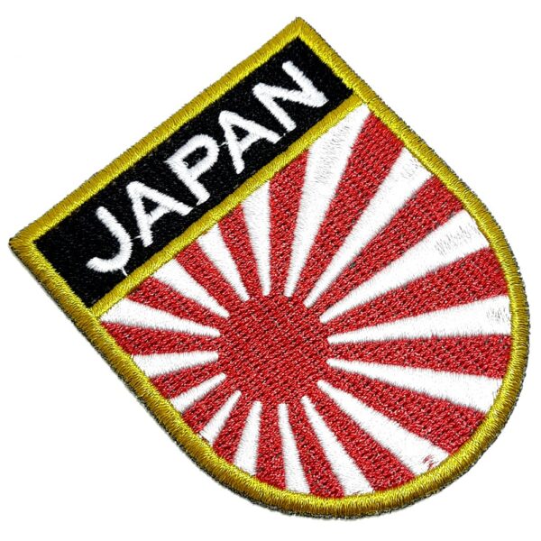 Bandeira Kamikaze Japão 1945 Patch Bordada Termo Adesivo