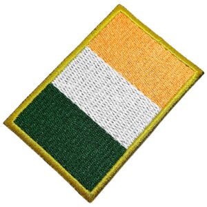 Bandeira País Irlanda Patch Bordada Termo Adesivo Para Boné