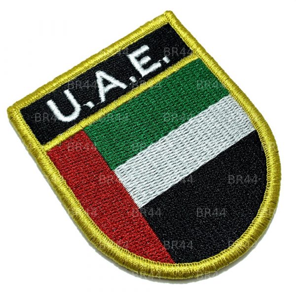 BP0210EV 01 Bandeira U.A.E. Patch Bordada Fecho Contato