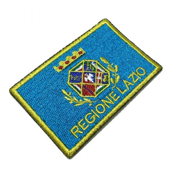 BE0227T01 Bandeira Regione Lazio Patch Bordado Termo Adesivo