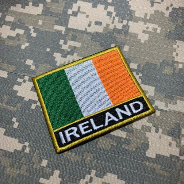 BP0059NT01 Bandeira Irlanda Patch Bordado Termo Adesivo - Image 2