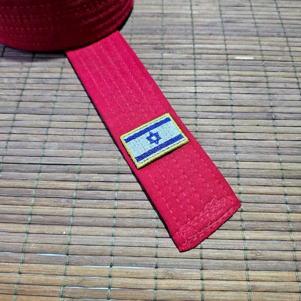 PATCH BORDADO BRASÃO BANDEIRA ISRAEL SHALOM