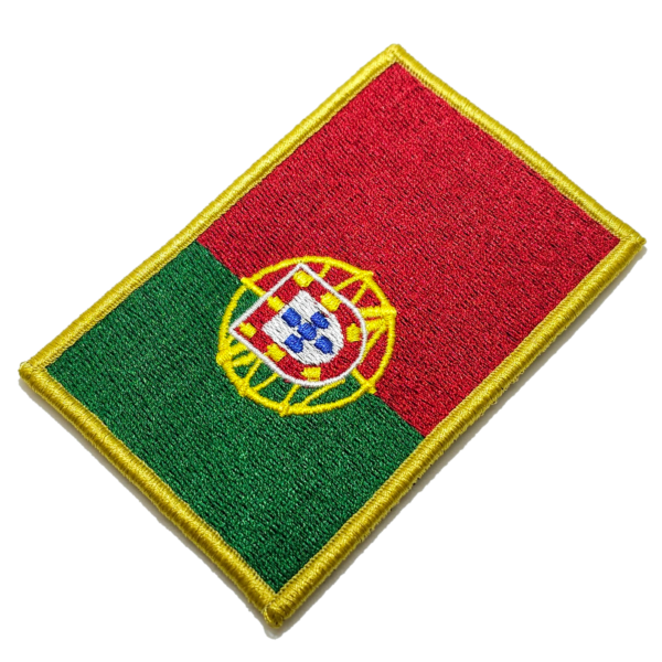 BP0071-021 Bandeira Portugal Patch Bordado 10,2x6,8 cm - Image 2