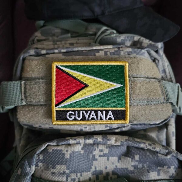 BP0224N-001 Bandeira Guiana Patch Bordado 7,5x6,3cm - Image 5