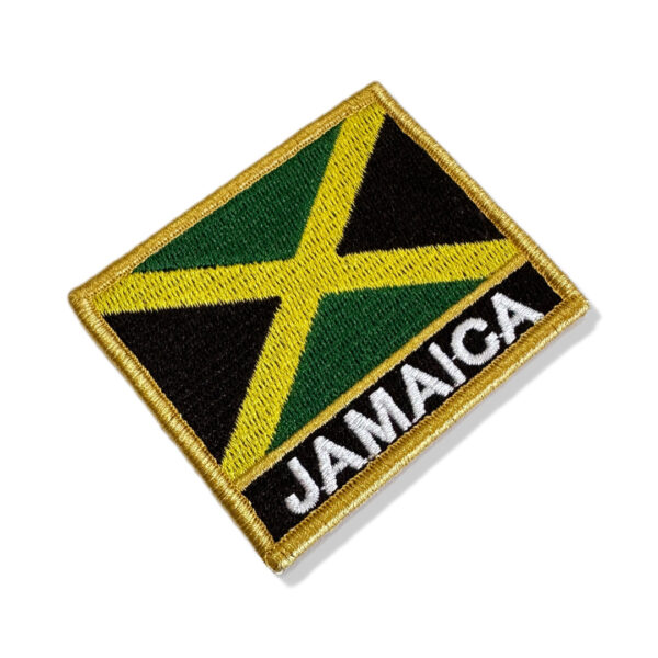 BP0036N-001 Bandeira Jamaica Patch Bordado 7,5x6,3cm - Image 3