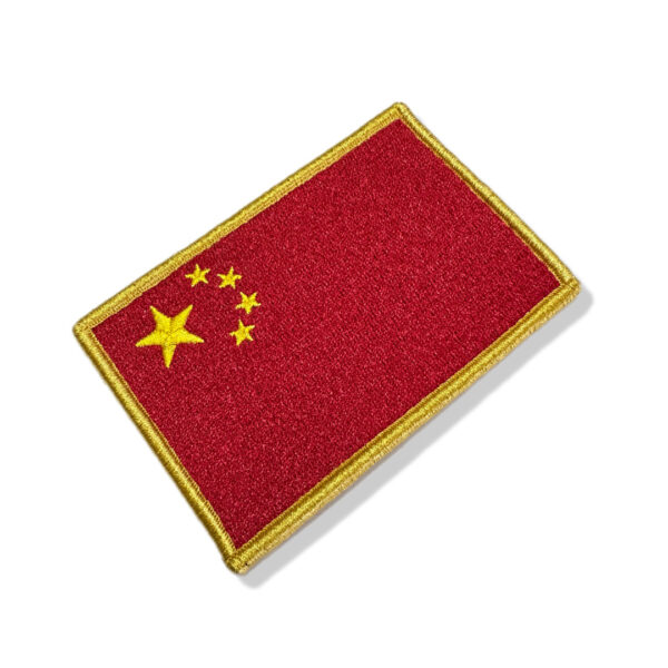 BP0195-021 Bandeira China Patch Bordado 10,2x6,8cm - Image 2