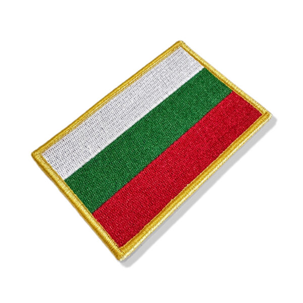 BP0204-021 Bandeira Bulgária Patch Bordado 10,2x6,8cm - Image 3