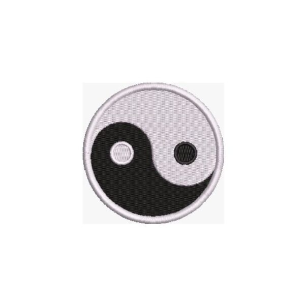 AM0023-001 Yin Yang Patch Bordado 6,8x6,8cm - Image 5