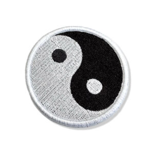 AM0023-001 Yin Yang Patch Bordado 6,8×6,8cm