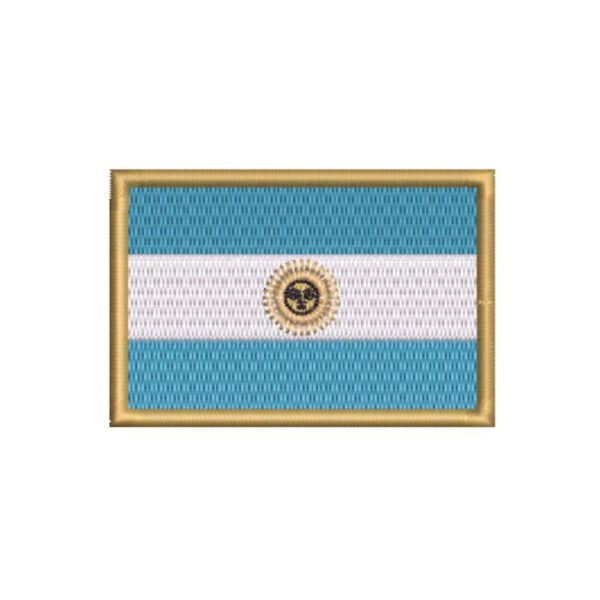 BP0032-001 Bandeira Argentina Patch Bordado 7,5x5,0cm - Image 7