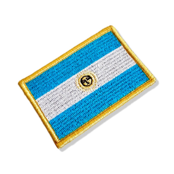 BP0032-001 Bandeira Argentina Patch Bordado 7,5x5,0cm - Image 3