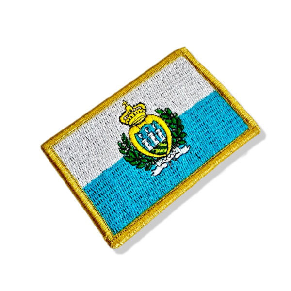 BP0091-001 Bandeira San Marino Patch Bordado 7,5x5 cm - Image 7