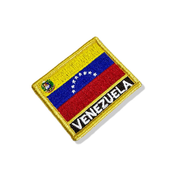 BP0046N-011 Bandeira Venezuela Patch Bordado 5,7x4,8cm - Image 6