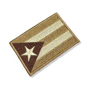 BP0010-004 Bandeira Cuba Patch Bordado 7,5x5cm