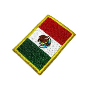 BP0050-011 Bandeira México Patch Bordado 5,7×3,8cm