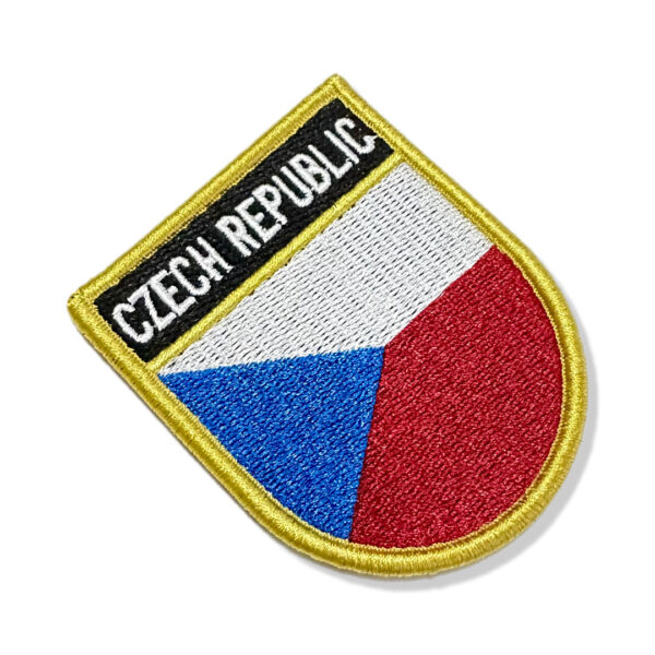 BP0085E-001 Bandeira Republica Tcheca Patch Bordado 6,8x8,0cm - Image 8