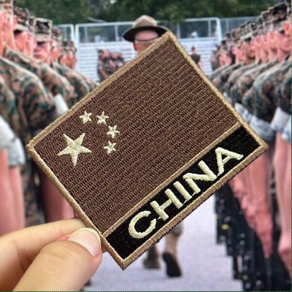 BP0195N-004 Bandeira China Patch Bordado 7,5x6,3cm - Image 3