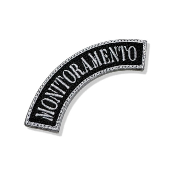 M0150V002 Monitoramento Patch Bordado Fecho Contato Gancho