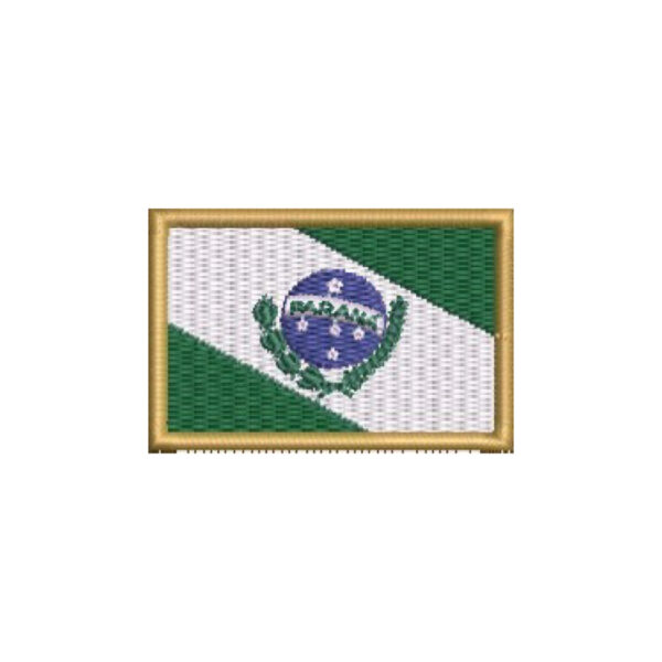 BE0174-011 Bandeira Paraná Patch Bordado 5,7x3,8cm - Image 7