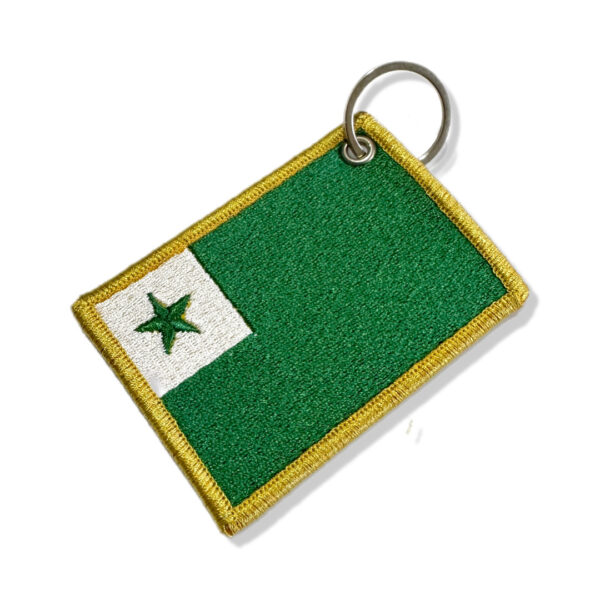 BD0179-001 Bandeira Esperanto Patch Bordado 8x5,5cm - Image 5