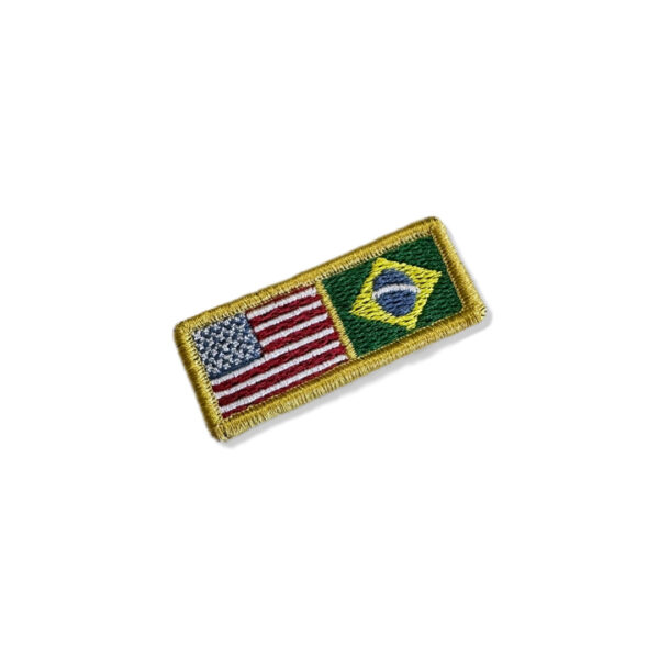 BP0055-0403-041 USA Brasil Patch Bordado 5,5x2,5cm - Image 3