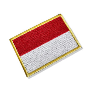 BP0419-001 Indonésia Patch Bordado 7,5×5,0cm