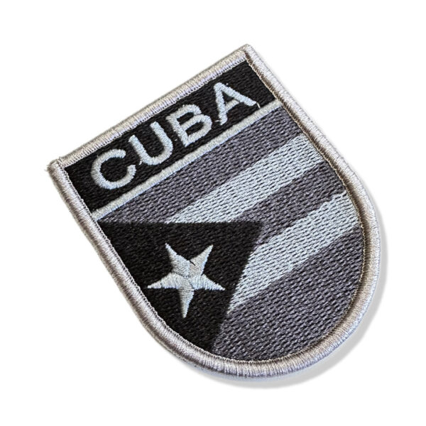 BP0010E-002 Bandeira Cuba Patch Bordado 6,8x8,0cm - Image 3