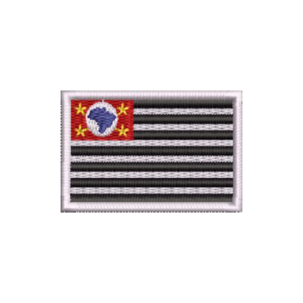 BE0045-016 Bandeira São Paulo Patch Bordado 5,7x3,8cm - Image 7