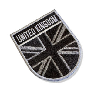 BP0001-E002 Bandeira Reino Unido Patch Bordado 6,8×8,0