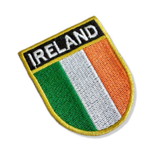 BP0059E-011 Bandeira Irlanda Patch Bordado 5,7×6,8cm