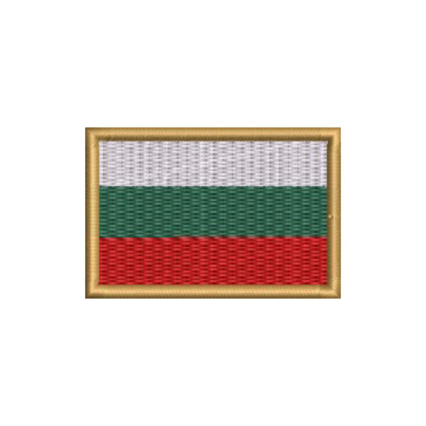 BP0204-011 Bandeira Bulgária Patch Bordado 5,7x3,8cm - Image 8