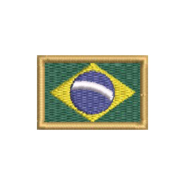 BP0403-031 Bandeira Brasil Patch Bordado 3,8x2,5cm - Image 8