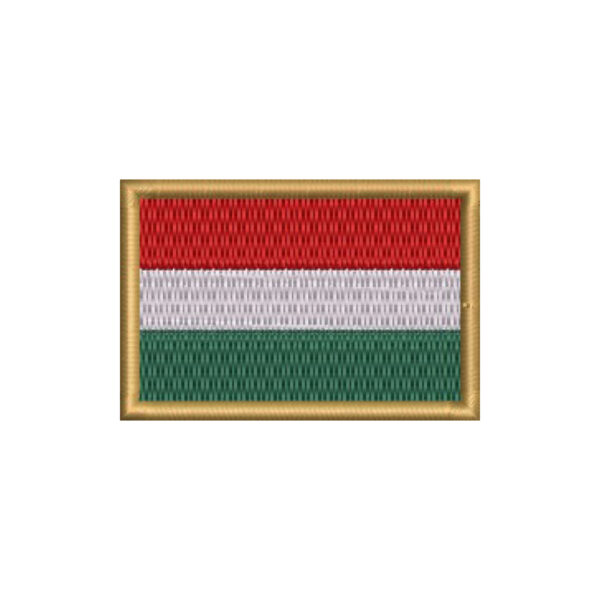 BP0406-011 Bandeira Hungria Patch Bordado 5,7x3,8cm - Image 7