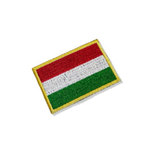 BP0406-011 Bandeira Hungria Patch Bordado 5,7×3,8cm