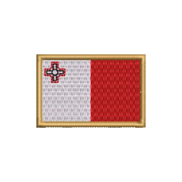 BP0435-011 Bandeira Malta Patch Bordado 5,7x3,8cm - Image 7