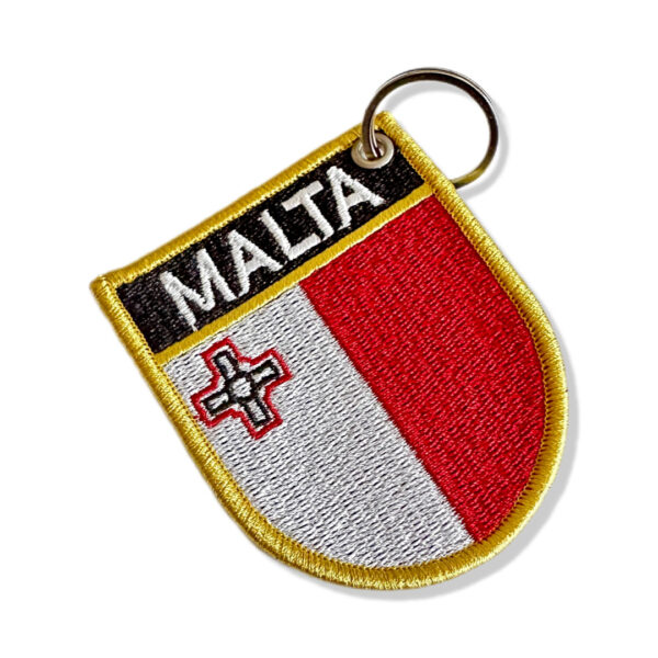 BP0435E-001 Bandeira Malta Patch Bordado 6,8x8,0cm - Image 5