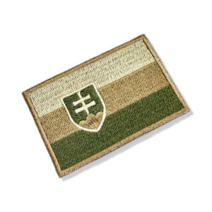 BP0197-003 Bandeira Eslováquia Bordado 7,5×5,0cm