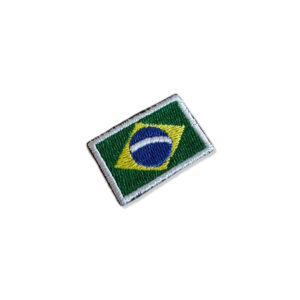 BP0403-036 Bandeira Brasil Patch Bordado 3,8×2,5cm