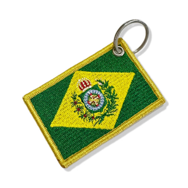 BP0407-001 Bandeira Brasil Imperial Patch Bordado 7,5x5,0cm - Image 6