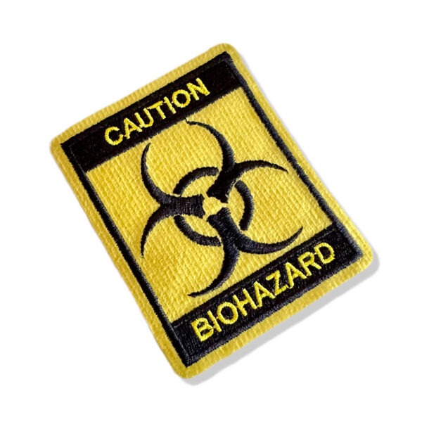 SIN013T75A Biohazard Patch Bordado Termo Adesivo