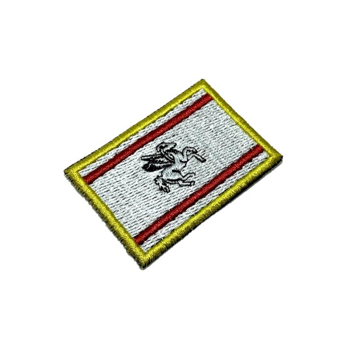 Toscana Embroidery Flag Iron-in or Sew on Patch 2.25″×1.49″