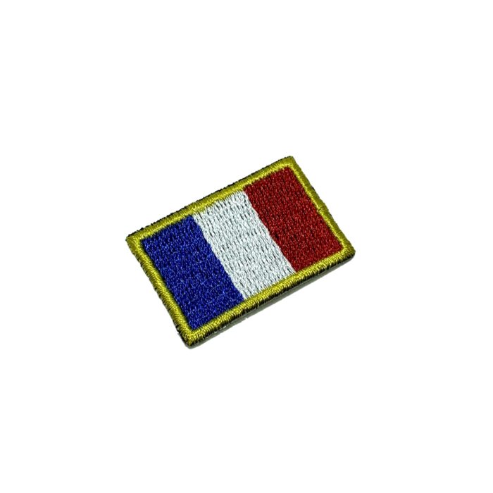 France Embroidery Flag Iron-in or Sew on Patch 1.49″x0.98″