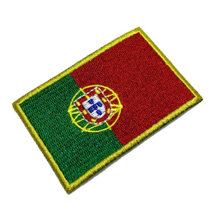 Portugal – Embroidery Flag Iron-in or Sew on Patch 3″×2″