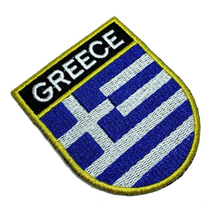 Greece - Embroidery Flag Iron-in or Sew on Patch 2.68″×3.15″