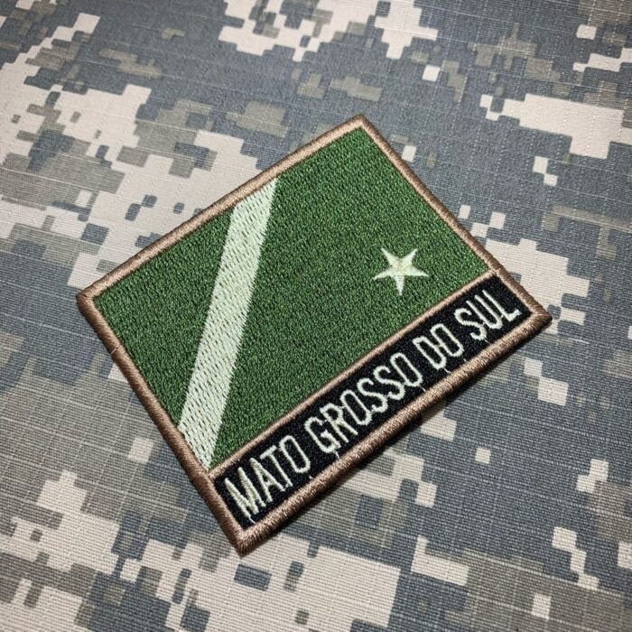 Mato Grosso do Sul MS – Embroidery Flag Iron-in or Sew on Patch 3″×2.5″ - Image 2