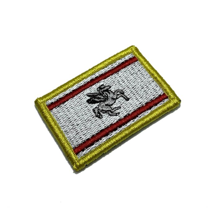 Toscana Italy - Embroidery Flag Patch With Hook Velcro®️ 2.25″×1.49″