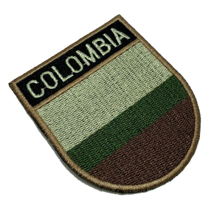 Colombia – Embroidery Flag Iron-in or Sew on Patch 2.68″×3.15″