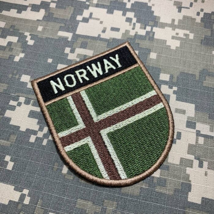 Norway – Embroidery Flag Iron-in or Sew on Patch 2.68″×3.15″ - Image 2