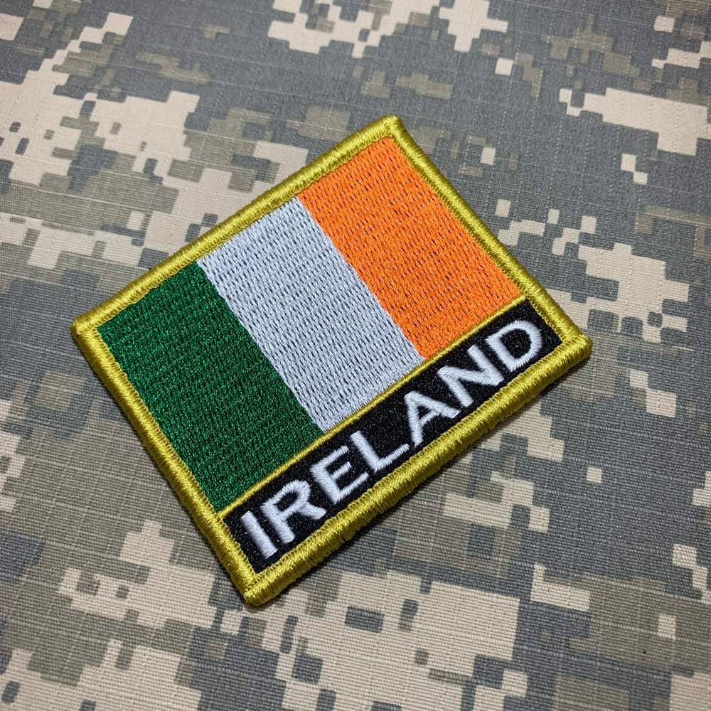 Toppa Ricamata Irlanda Del Nord 8x5 Cm – Patch Con Supporto Termoadesivo Da Stirare O Cucire – Stemma Nazionale Per Giacca, Zaino O Collezione